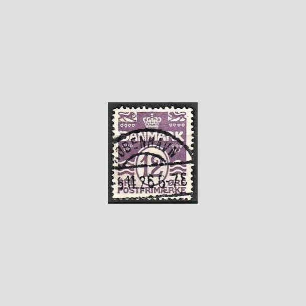 FRIMRKER DANMARK | 1926 - AFA 168 - Blgelinie 12 re violet - Lux Stemplet