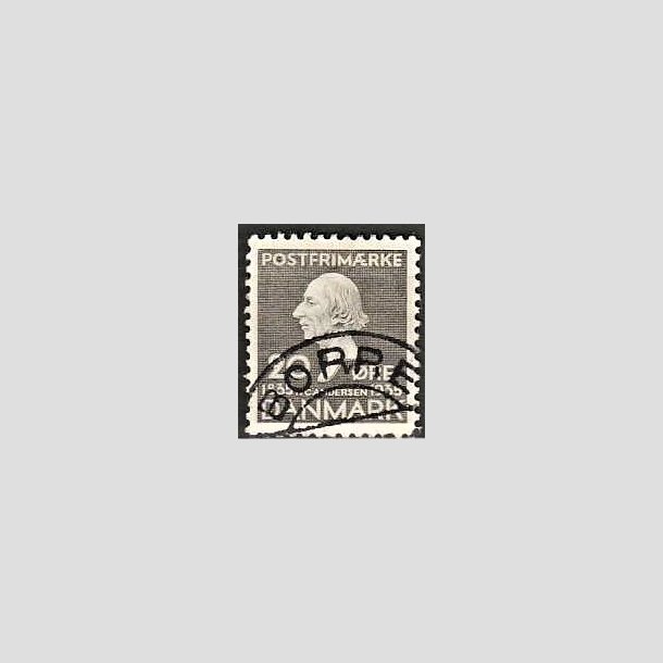 FRIMRKER DANMARK | 1935 - AFA 227 - H. C. Andersen 20 re gr - Lux Stemplet