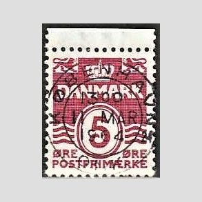 FRIM�RKER DANMARK | 1938 - AFA 246 - B�lgelinie 5 �re vinr�d - Lux Stemplet