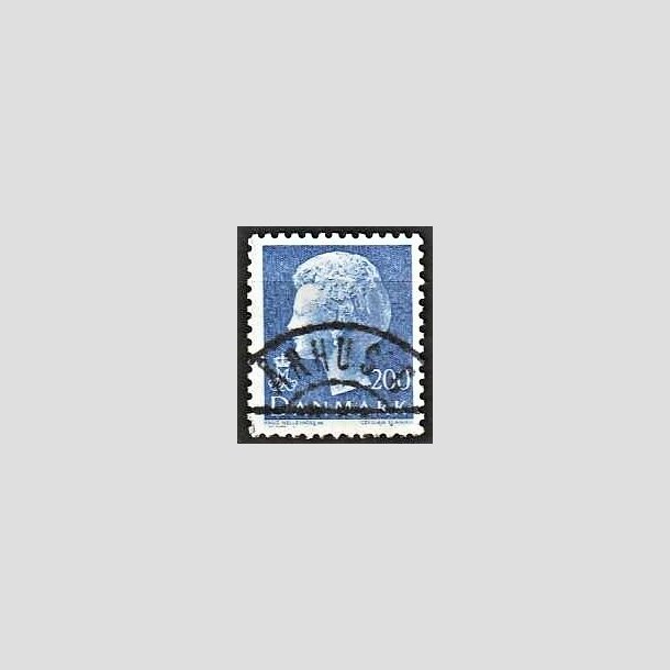 FRIMRKER DANMARK | 1981 - AFA 729 - Dronning Margrethe - 200 re bl - Pragt Stemplet