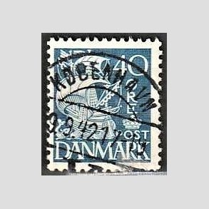 FRIM�RKER DANMARK | 1940 - AFA 260 - Karavel 40 �re bl� Type II - Lux Stemplet 