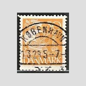 FRIMRKER DANMARK | 1927 - AFA 172 - Karavel 30 re gul - Lux Stemplet 