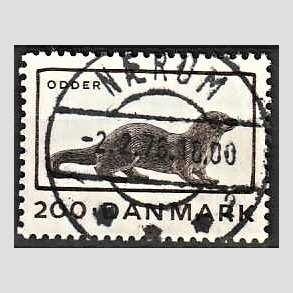 FRIMRKER DANMARK | 1975 - AFA 604 - Truede dyr - 200 re brun - Pragt Stemplet Nrum