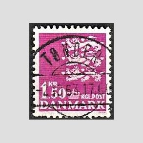 FRIMRKER DANMARK | 1962 - AFA 405 - Rigsvben 1,50 Kr. rdlilla - Lux Stemplet