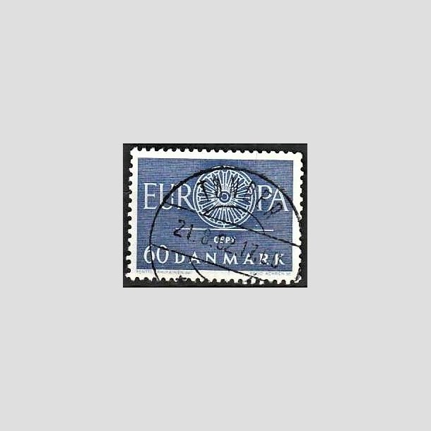 FRIMRKER DANMARK | 1960 - AFA 389 - CEPT - 60 re bl - Pragt Stemplet Tnder