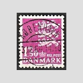 FRIMRKER DANMARK | 1962 - AFA 405 - Rigsvben 1,50 Kr. rdlilla - Lux Stemplet