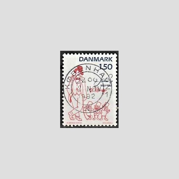 FRIMRKER DANMARK | 1982 - AFA 761 - Storm P. - 1,50 Kr. rd/bl - Pragt Stemplet