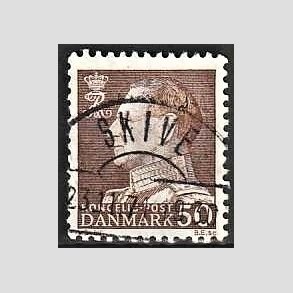 FRIMRKER DANMARK | 1967 - AFA 460 - Fr. IX 50 re brun - Lux Stemplet
