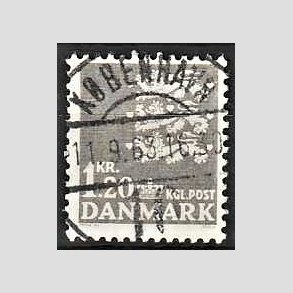 FRIMRKER DANMARK | 1962 - AFA 403 - Rigsvben 1,20 Kr. gr - Lux Stemplet