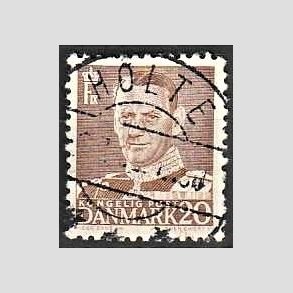 FRIMRKER DANMARK | 1950 - AFA 320 - Fr. IX 20 re brun - Lux Stemplet
