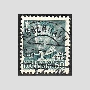 FRIMRKER DANMARK | 1948-50 - AFA 313 - Fr. IX 60 re blgrn - Lux Stemplet