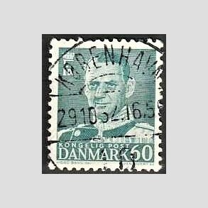 FRIMRKER DANMARK | 1948-50 - AFA 313 - Fr. IX 60 re blgrn - Lux Stemplet