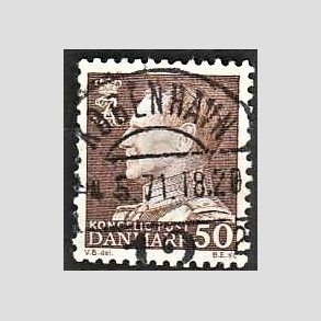 FRIMRKER DANMARK | 1967 - AFA 460 - Fr. IX 50 re brun - Lux Stemplet