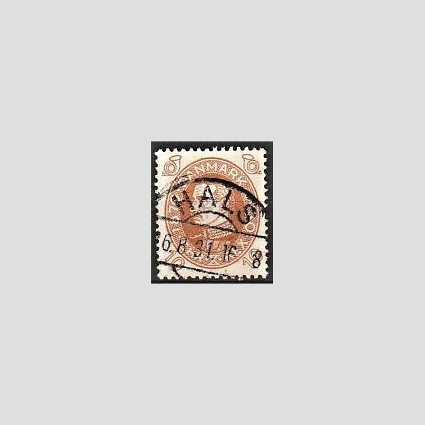 FRIMRKER DANMARK | 1930 - AFA 189 - Chr. X 60 r 10 re brun - Lux Stemplet