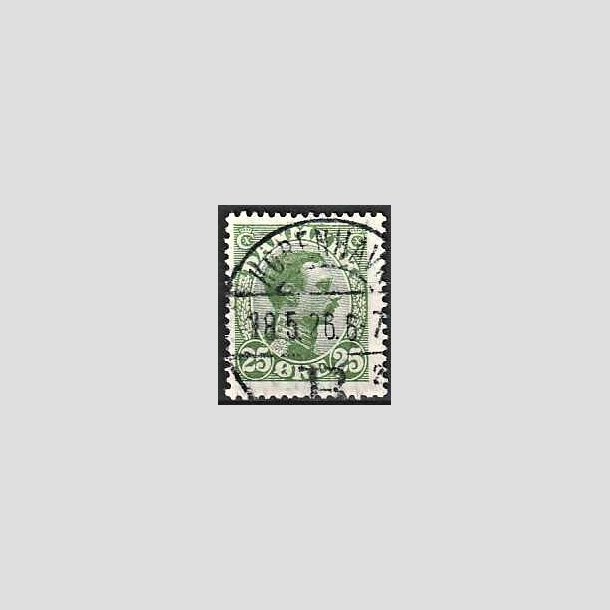 FRIMRKER DANMARK | 1925-26 - AFA 148 - Chr. X 25 re grn - Lux Stemplet