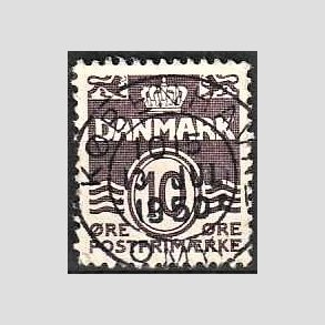 FRIM�RKER DANMARK | 1938 - AFA 248b - B�lgelinie 10 �re gr�violet type II - Lux Stemplet