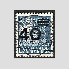 FRIMRKER DANMARK | 1940 - AFA 265 - 40/30 re bl Provisorier - Lux Stemplet