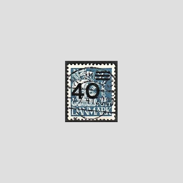 FRIMRKER DANMARK | 1940 - AFA 265 - 40/30 re bl Provisorier - Lux Stemplet