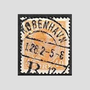 FRIMRKER DANMARK | 1925-26 - AFA 150 - Chr. X 40 re orange - Lux Stemplet 
