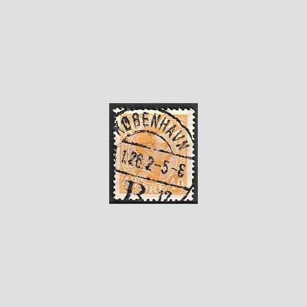 FRIMRKER DANMARK | 1925-26 - AFA 150 - Chr. X 40 re orange - Lux Stemplet 