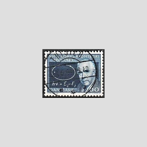 FRIMRKER DANMARK | 1963 - AFA 421 - Niels Bohr - 60 re mrkbl - Lux Stemplet