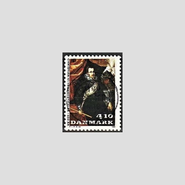 FRIMRKER DANMARK | 1988 - AFA 904 - Christian d. IV - 4,10 Kr. flerfarvet - Pragt Stemplet