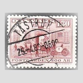 FRIMRKER DANMARK | 1980 - AFA 693 - Postgrden Kbenhavn - 1,30 Kr. rd - Pragt Stemplet Tstrup