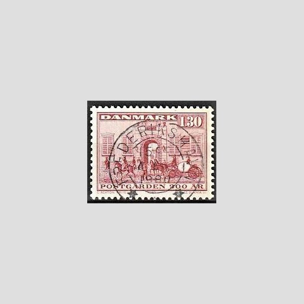 FRIMRKER DANMARK | 1980 - AFA 693 - Postgrden Kbenhavn - 1,30 Kr. rd - Pragt Stemplet