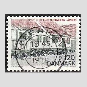 FRIM�RKER DANMARK | 1978 - AFA 661 - Midtjylland - 120 �re flerfarvet - Pragt Stemplet