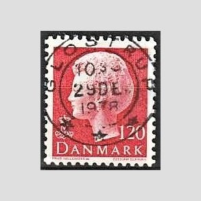 FRIMRKER DANMARK | 1977 - AFA 646 - Dronning Margrethe - 120 re rd - Pragt Stemplet Glostrup