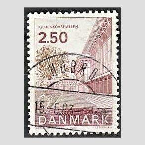 FRIM�RKER DANMARK | 1983 - AFA 778 - EU Bygningskunst - 2,50 Kr. r�d/r�dbrun - Pragt Stemplet