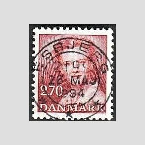 FRIMRKER DANMARK | 1984 - AFA 790 - Dronning Margrethe - 2,70 Kr. rd - Pragt Stemplet