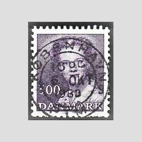 FRIMRKER DANMARK | 1983 - AFA 775 - Dronning Margrethe - 3,00 Kr. violet - Pragt Stemplet