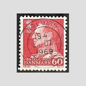 FRIMRKER DANMARK | 1967 - AFA 461 - Fr. IX 60 re rd - Lux Stemplet Kolding