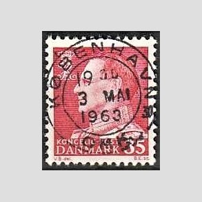 FRIMRKER DANMARK | 1963 - AFA 415 - Fr. IX 35 re rd - Lux Stemplet Kbenhavn