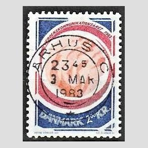 FRIM�RKER DANMARK | 1983 - AFA 765 - Kommunikations�ret - 2,00 Kr. flerfarvet - Pragt Stemplet