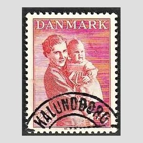 FRIMRKER DANMARK | 1943 - AFA 281 - Brneforsorg - 20 + 5 re rd - Pragt Stemplet Kallundborg
