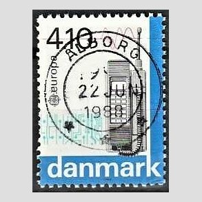 FRIM�RKER DANMARK | 1988 - AFA 912 - Europam�rker - 4,10 Kr. flerfarvet - Pragt Stemplet