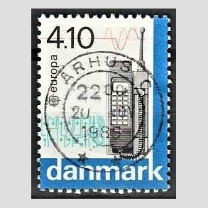 FRIM�RKER DANMARK | 1988 - AFA 912 - Europam�rker - 4,10 Kr. flerfarvet - Pragt Stemplet