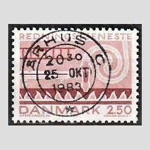 FRIM�RKER DANMARK | 1983 - AFA 783 - Redningstjenester - 2,50 Kr. r�d - Pragt Stemplet