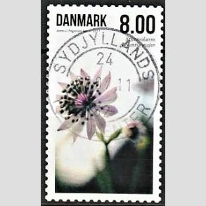FRIM�RKER DANMARK | 2011 - AFA 1665 - Sommerens blomster - 8,00 Kr. flerfarvet - Pragt Stemplet