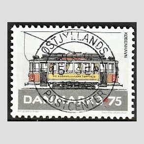 FRIM�RKER DANMARK | 1994 - AFA 1070 - Sporvogne - 3,75 Kr. flerfarvet - Pragt Stemplet