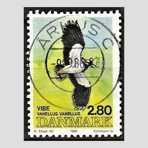 FRIM�RKER DANMARK | 1986 - AFA 867 - Danske fugle - 2,80 Kr. flerfarvet - Pragt Stemplet �rhus C