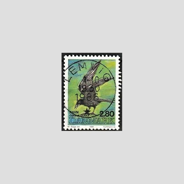 FRIMRKER DANMARK | 1986 - AFA 864 - Danske fugle - 2,80 Kr. flerfarvet - Pragt Stemplet Lemvig