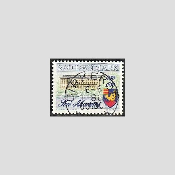 FRIMRKER DANMARK | 1986 - AFA 856 - Sor Akadami 400 r - 2,80 Kr. flerfarvet - Pragt Stemplet