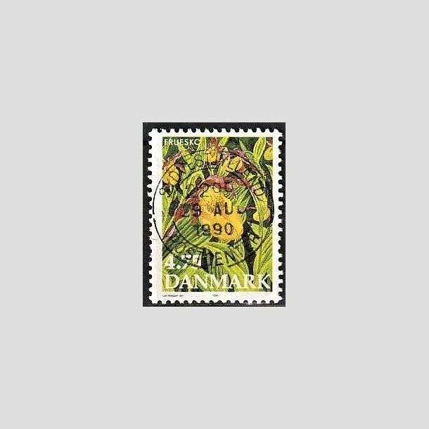 FRIMRKER DANMARK | 1990 - AFA 973 - Dansk flora - 4,75 Kr. flerfarvet - Lux Stemplet