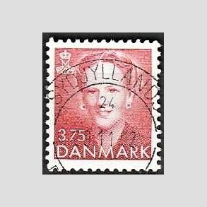 FRIMRKER DANMARK | 1992 - AFA 1017 - Dronning Margrethe - 3,75 Kr. rd - Pragt Stemplet