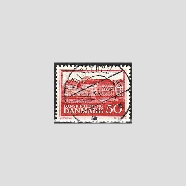 FRIMRKER DANMARK | 1957 - AFA 370 - Nationalmuseets 150 r - 30 re rd - Pragt Stemplet