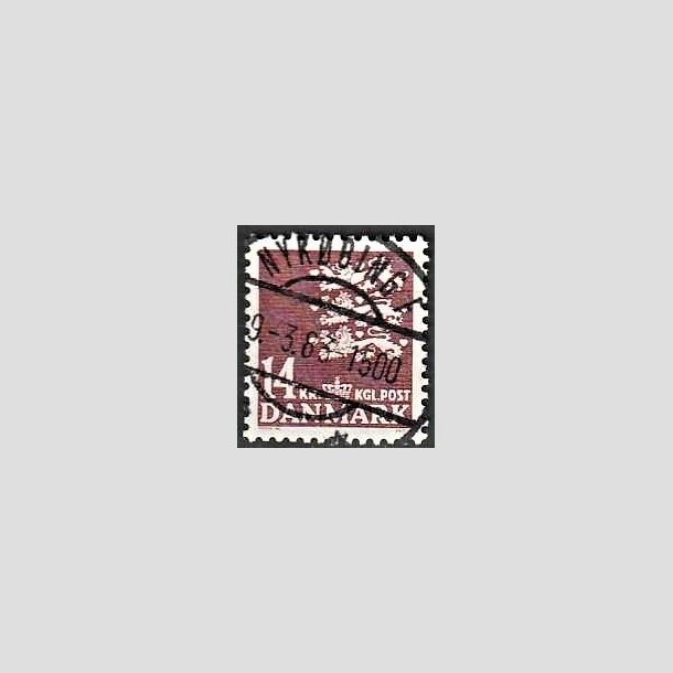 FRIMRKER DANMARK | 1982 - AFA 753 - Rigsvben 14 Kr. brun - Lux Stemplet