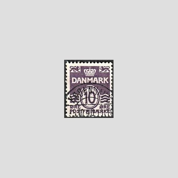 FRIMRKER DANMARK | 1938 - AFA 248 - Blgelinie 10 re violet type II - Lux Stemplet